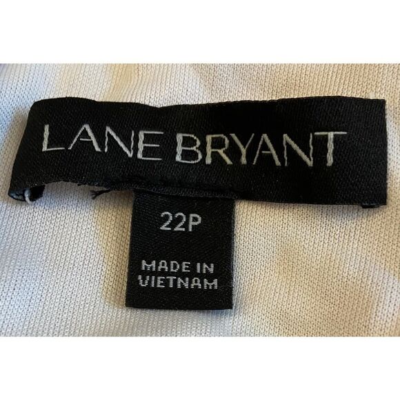 NWT Lane Bryant Maxi Dress Geometric Print Cold Shoulder Womens Size 22 PETITE* - Picture 5 of 7